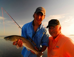 Fly fishing Laguna Madre, Kingfisher Flyfishing, Capt. Randy Cawlfield,  Capt. Scott Sparrow, Capt Truett Cawlfield, Capt. Ryan Sparrow, flyfish  redfish, local guides, waterfront lodging, Padre Island, Arroyo City, Texas